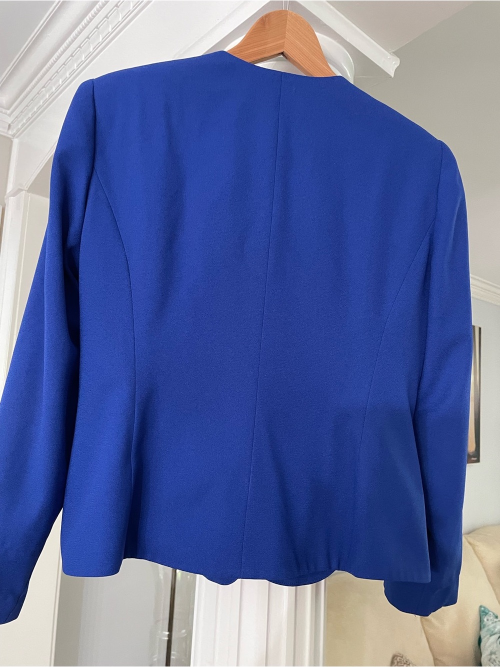 Kasper for A.S.L women’s two piece skirt suit size 8 Petite. Royal blue - Picture 3 of 11